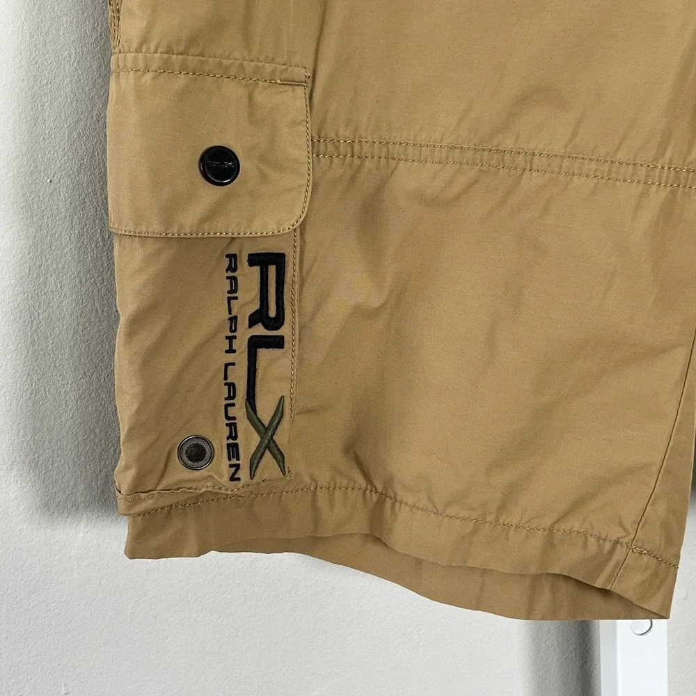 RLX Ralph Lauren Cargo Shorts Mens Nylon Blend Outdoor Hiking Camping Utililty S